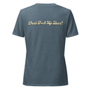 Women’s Relaxed V-Neck T-shirt | Horizontal "DFUB!"-5