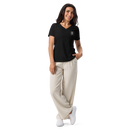 Women's V-Neck T Shirt | White Back Logo | Bout It Merch